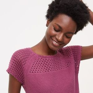 Yoke Crochet Sweater